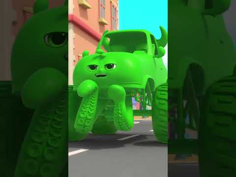 El camión monstruo loco! #shorts