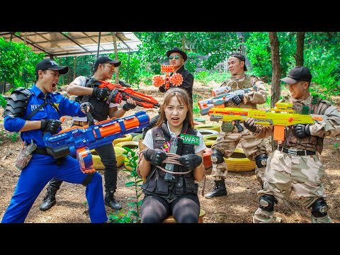 Nerf Guns War : Special Mission | Police Of SEAL TEAM Fight Money Smuggled Dangerous Criminal Group