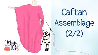 Patron de robe gratuit : Le Caftan (2/2) Tuto couture facile - HD