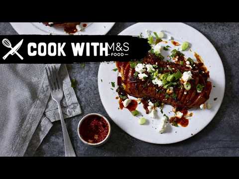 M&S | Cook With M&S... Sweet & Sticky Harissa Roasted Squash