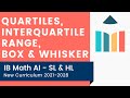 Box-and-Whisker Diagrams and Quartiles
