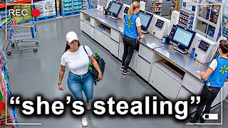 When Shoplifters Realize They've Been Caught In 4K