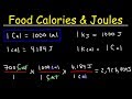 Food Calorie and Joule Conversions