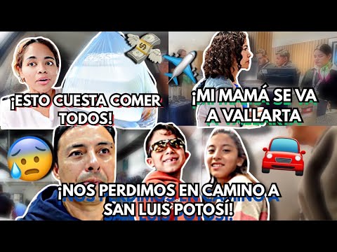 Cuanto CUESTA COMER TODOS en MX 🇲🇽 | Nos PERDIMOS manejando 😩😳 | Se fue mi mamá 🥲