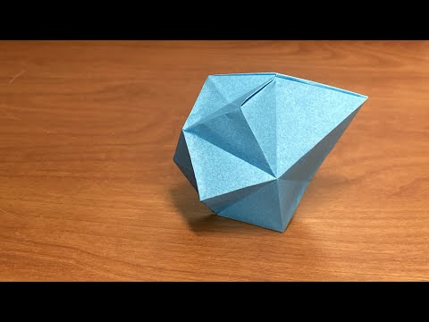 Geometric Raindrop 💦 Inflatable Origami