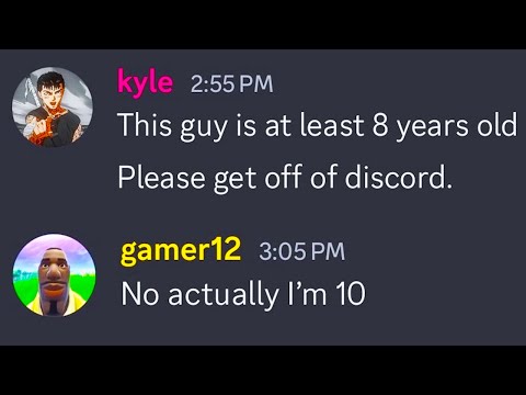Children need to get off discord