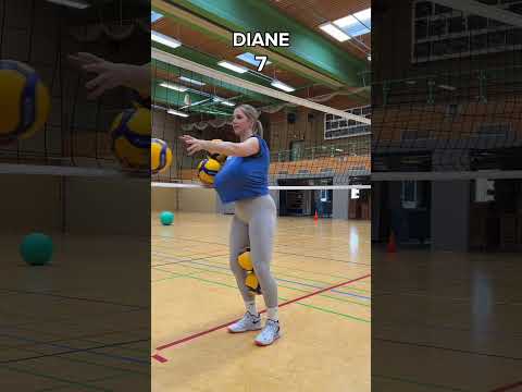 Who can hold more volleyballs with the net? 🏐