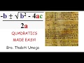 Understanding the Quadratic Formula