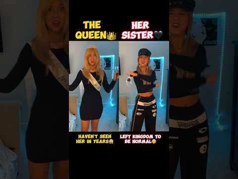POV ur sister didn’t want to be a princess and left the castle, YEARS LATER she shows up?? #skit