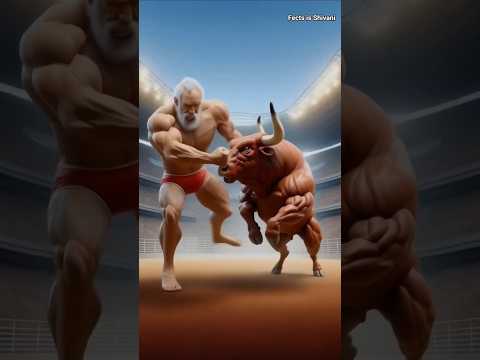 Dada fought with Red Bull... #cowlevel #english #animals #facts #shortvideo #usaviralvideo