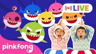 🔴 LIVE! 24 Hours of Baby Shark Dance | +Spooky Zombie Sharks | @Pinkfong  LIVE