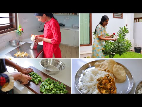 மாலையிலிருந்து மறுநாள் மாலை வரை..| Farm Visit | Potato chips, Vendakkai Kulambu| Vennila Veedu Vlogs