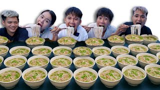 Hưng Troll | Thử Thách Người Cuối Cùng Ngừng Ăn Phở Bò Thắng Nhận 500$