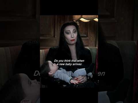 Wednesday and Pugsley’s Jealousy of Their New Sibling #foryou #movie #shortvideo