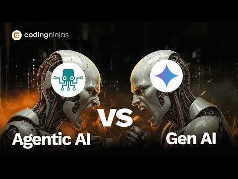Gen AI vs Agentic AI? 🤔 Easy Explanation with Examples