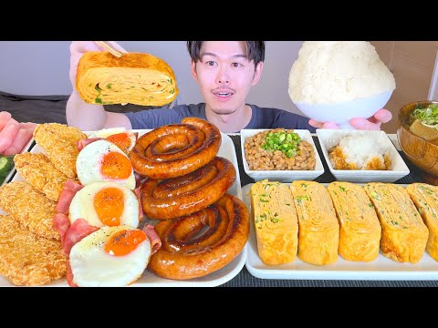 ASMR 理想の朝食 Breakfast EATING SOUNDS | 咀嚼音 | MUKBANG | 먹방