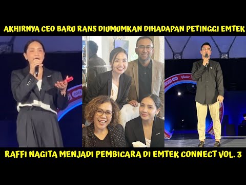 AKHIRNYA CEO BARU RANS DIUMUMKAN SECARA RESMI DIHADAPAN PARA PIMPINAN EMTEK! RAFFI NAGITA UNGKP INI?