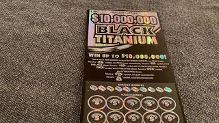 10 million black titanium New York lottery