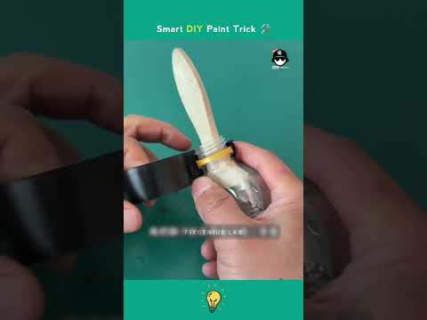 No-Mess Painting Hack 🎨