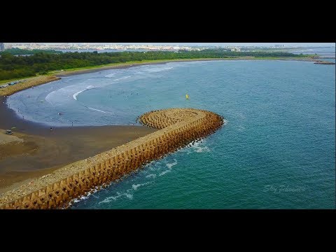 20180715【台南安平漁光島月牙灣空拍 4K】by DJI Mavic pro + Inspire 1 Pro - YouTube