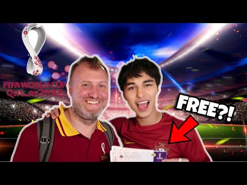 GAVE A FAN A FREE TICKET TO THE WORLD CUP!!!