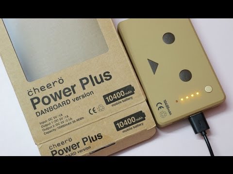 (ENGLISH) Cheero Power Plus 10400mAh Power Bank Danboard Ver Unboxing & Overview