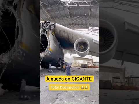 O Gigante Caiu: A Triste História da Destruição do An-225! #aviao #an225  #russia #ucrania #guerra