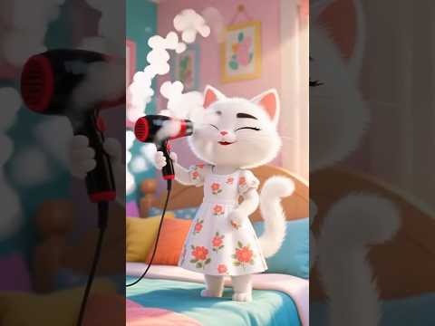 Cute Cat Wants to Be Beautiful #cat #cutecat