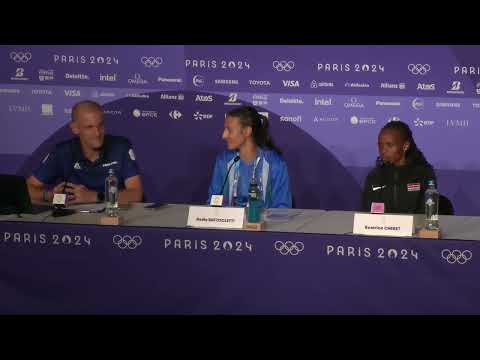 BEATRICE CHEBET WINS OLYMPIC 10K GOLD, BATTOCLETTI SILVER, SIFAN HASSAN BRONZE | PRESS CONFERENCE