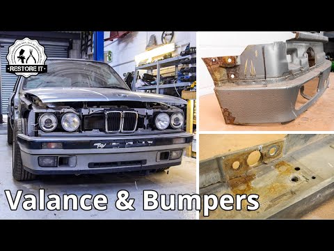 Front Valance & Bumper Repair | BMW E30 Touring Restoration - Part 11