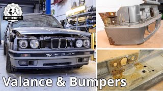 Front Valance & Bumper Repair | BMW E30 Touring Restoration - Part 11
