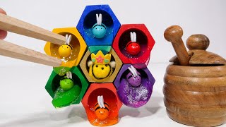 Colorful Toy Learning Videos for kids! Honey Bees, Pirate Ships, and Gabby's Dollhouse!