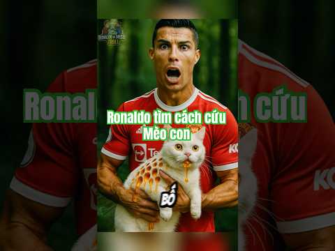 Ronaldo tìm cách cứu Mèo con #Kechuyen #Cartoon #Story #ronaldo #messi