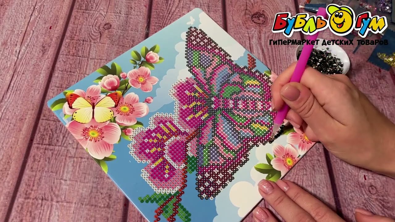 Мозаика алмазная Фабрика фантазий Вдохновение 20х20см - видео