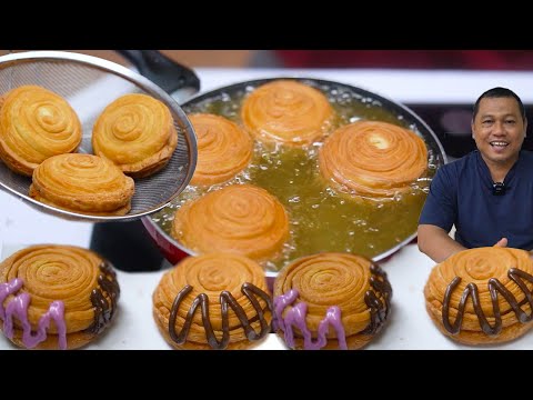 Lagi viral Cromboloni ! ini tanpa adonan pastri lebih murah lebih untung cuma digoreng