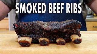 Beef Ribs Smoked On The Lone Star Grillz Offset