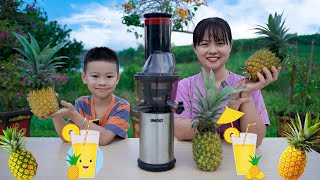 Hai Chị Em Đi Hái Dứa Về Ép Nước ❤ BIBI TV ❤