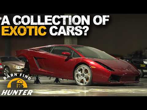 Modern Exotics Become Barn Finds? Exotic cars left in DUSTY disarray | Barn Find Hunter