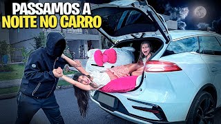 PASSAMOS A NOITE NO CARRO ELÉTRICO NOVO E COISAS ESTRANHAS ACONTECERAM (Especial de 1 hora!)