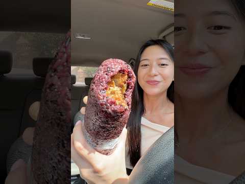 PURPLE STICKY RICE ROLL MUKBANG ๐