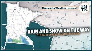 Rain and snow for Minnesota Thursday; 40s and 50s to follow