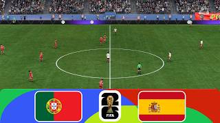 FC 26 | Portugal vs Spain FIFA World Cup 2026 Round of 16 - Full Gameplay PS5™ Pro [4K HDR]