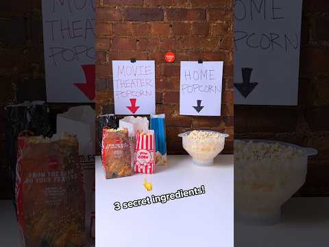 Why Does Movie Theater Popcorn Taste SO Much Better?๐ฟ #amazonfinds