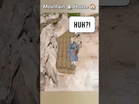 The construction of mountain view house architecture! 🤫 #shorts