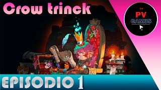 ENFRENTADO  UM DRAGON!!!  NOVA SERIE DO CANAL,  JOGANO ATE ZERAR RPG Crown Trick #1