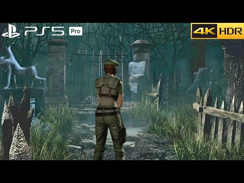 Resident Evil 1 HD Remastered (PS5 Pro) 4K HDR Gameplay - (Full Game)