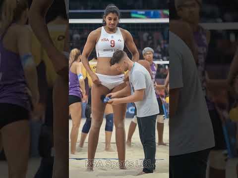 Era só uma entrevista… até que tudo mudou com um gesto🤯 #voleibol #short #tallwomen #sports