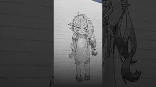 Penyok woe 🗿 #genshinimpact #drawing #fypage #shorts