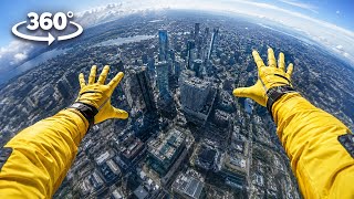 Don’t Look Down! Falling From the Tallest Building in 360° VR