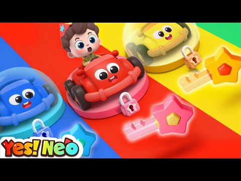 Color Cars Escape Room | Learn Colors with Cars | Nursery Rhyme & Kids Song | Yes! Neo